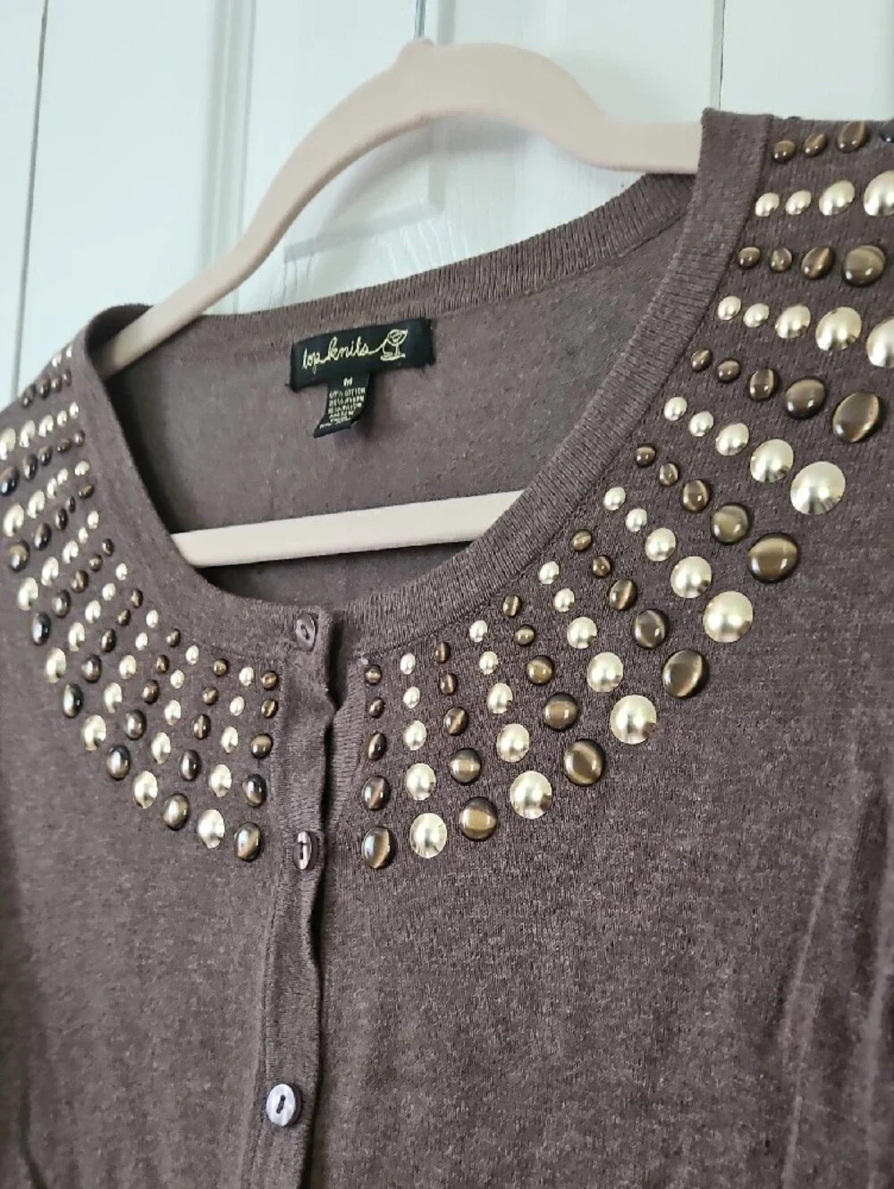 topknits brown button